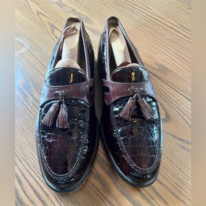 Johnston & Murphy Leather Loafers with Tassels